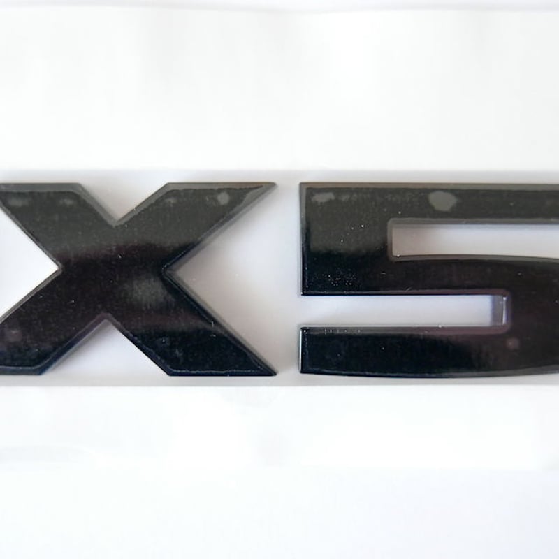 BMW純正 G05 X5 ブラック モデルレター エンブレム Black Painting L
