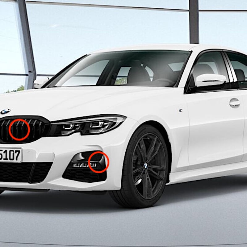 BMW純正部品G20 G21 3シリーズ用Individualハイグロスシャドーライン