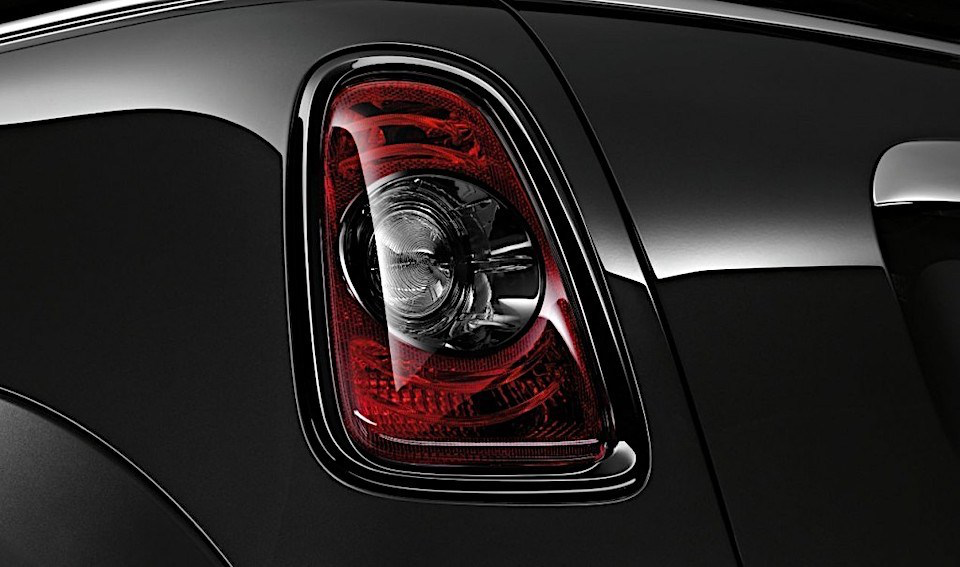 R56 MINI インナーブラックテールランプ BMW MINI純正部品 ブラックライン テールライト 左右セット R56 R57