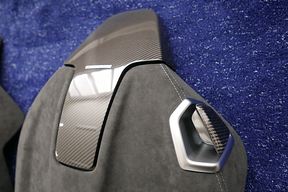 BMW純正M Performance アルカンターラ カーボン シート リアパネル