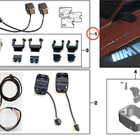 交換用 BMW M Performance ライト カーペット
