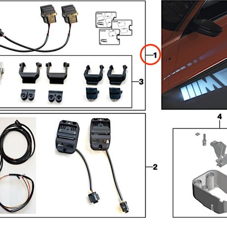 BMW ピンズセット BMW 純正 F90 M5 F91 F92 F93 M8 M Performance カーボン