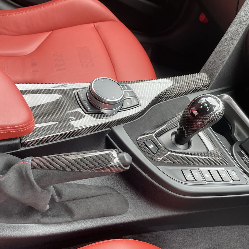 BMW 純正 F80 F82 M3 M4 カーボンシフトパネル Mパフォーマンス BMW 純正 F80 F82 F83 M3 M4用 M Performance MT シフト レバー