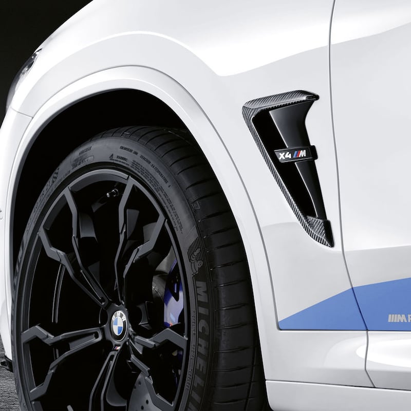 BMW純正部品 X4M X3M M PERFORMANCE サイドパネルカーボントリム