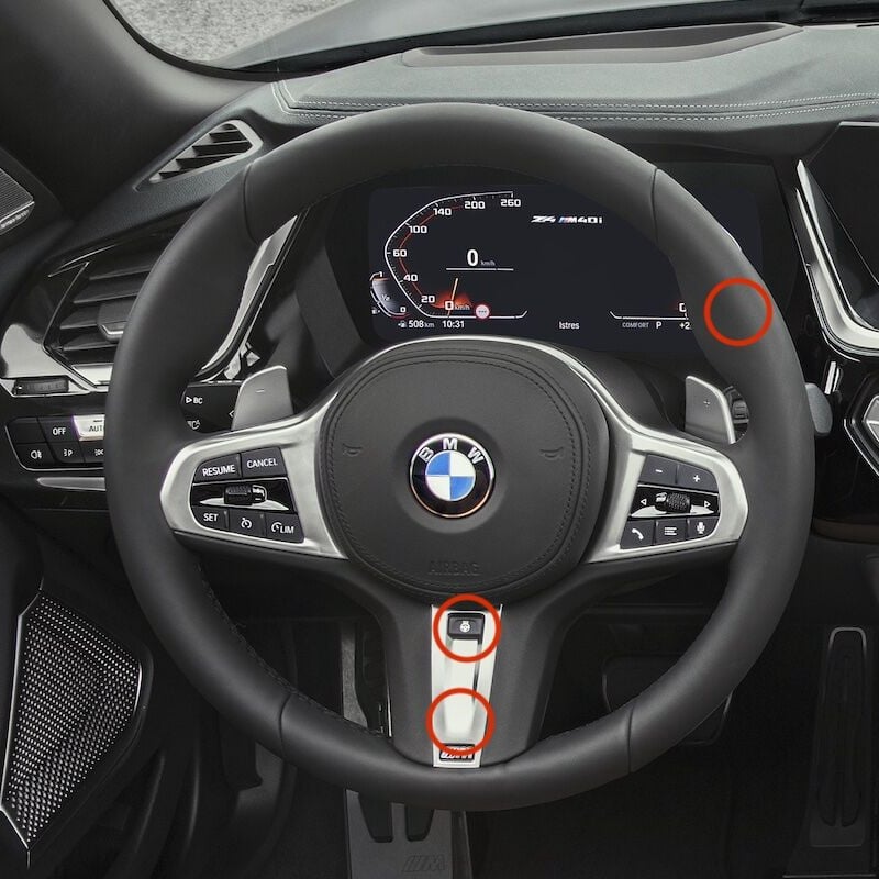 BMW純正 G2X G8X 用ステアリングホイールヒーターセット | Wright Compa