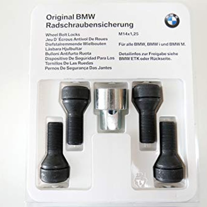 36132453960サイズ【新品未使用】BMW MINI 純正 盗難防止用ホイール ロックボルトセット