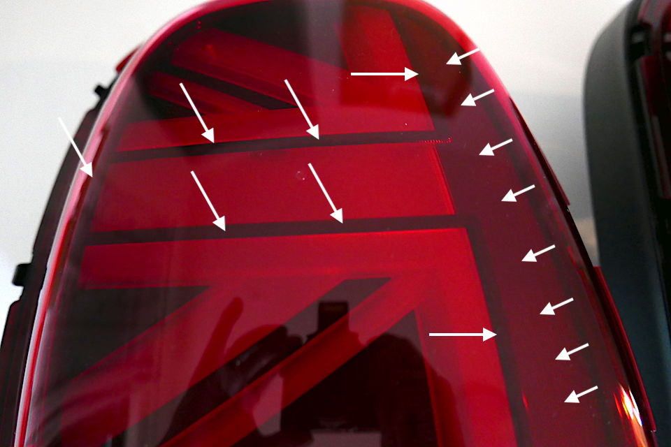 BMW MINI純正部品 F56JCW GP3専用ユニオンジャックテールライト