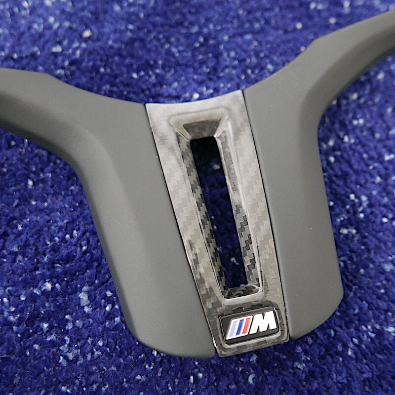BMWカーボン・パドルシフト＆BMW純正カーボン・ステアリング・ホイール・トリム BMWカーボン・パドルシフト＆BMW純正カーボン・ステアリング