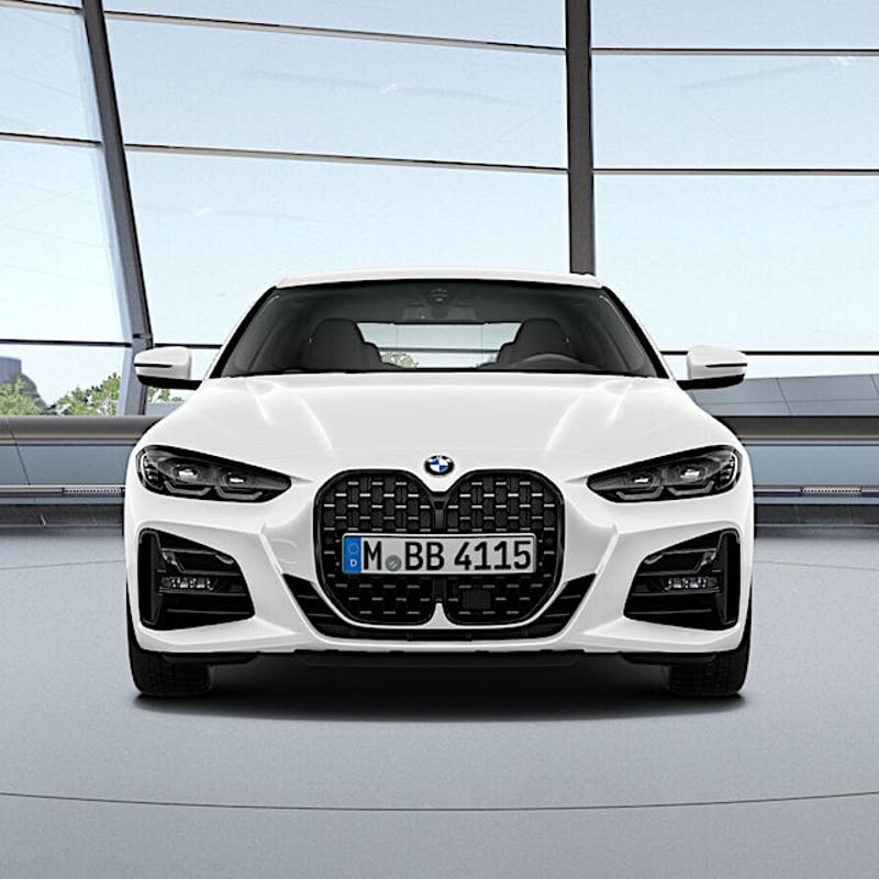 BMW純正部品 G22 4シリーズ用Individualハイグロスブラックグリル