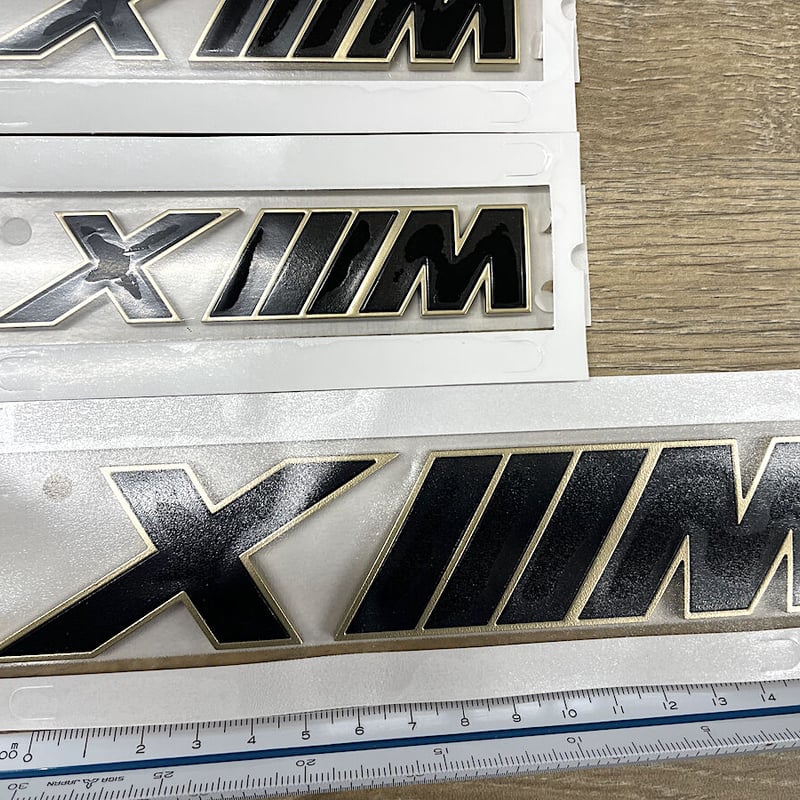 BMW 純正 M Performance M フェンダー エンブレム ピアノ ブラック 2個 