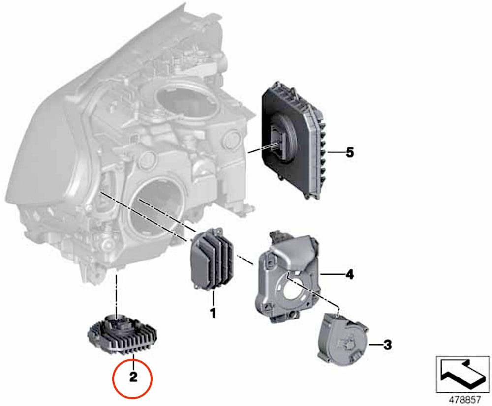 デイタイムドライビングLEDモジュール for BMW G30 G31 5シリーズ | Wri