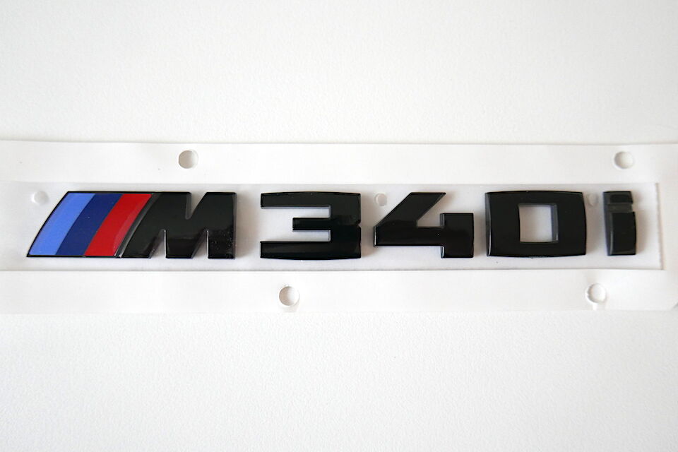 BMW純正 G20 G21 M340i用 セリウムグレーモデルレター エンブレム BMW純正 G20 G21 M340i用 セリウムグレーモデルレター