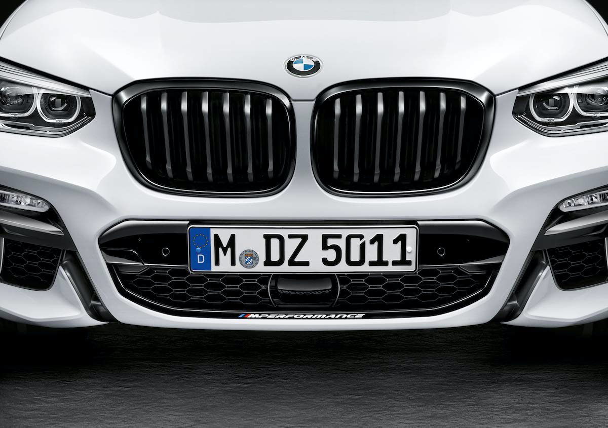 BMW純正部品 M PERFORMANCE G01 X3 G02 X4 用ブラックキドニー グ
