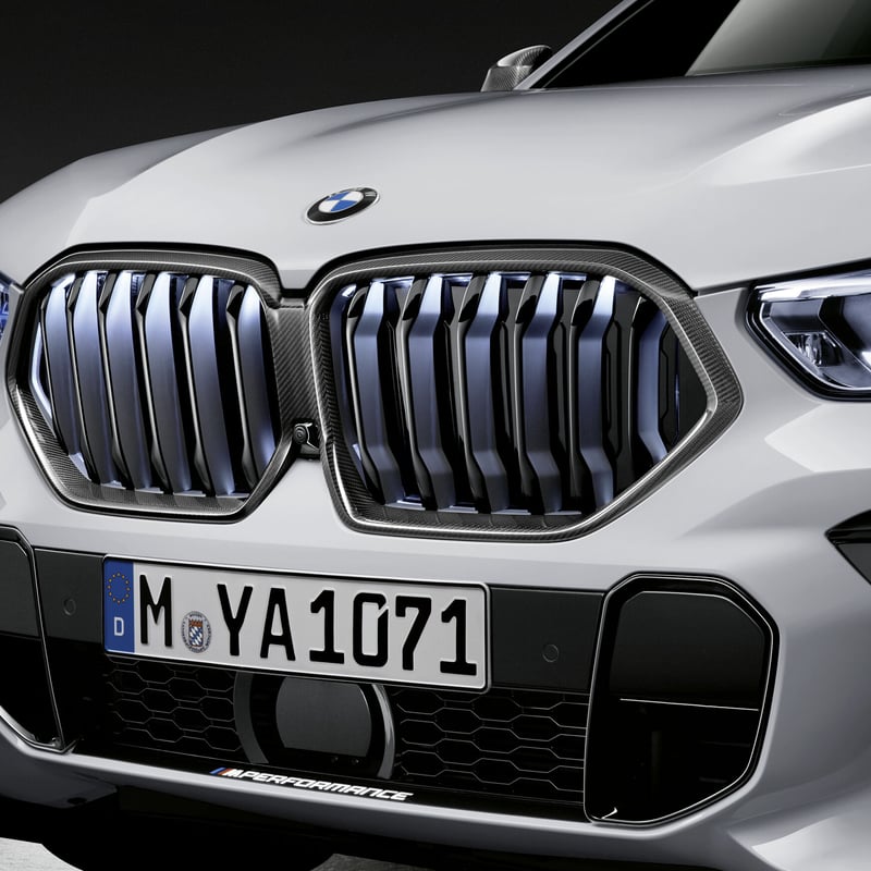  X6 純正グリル　G06 BMW 純正部品 G06 X6 用 M PERFORMANCE カーボンフロントグリル Ico
