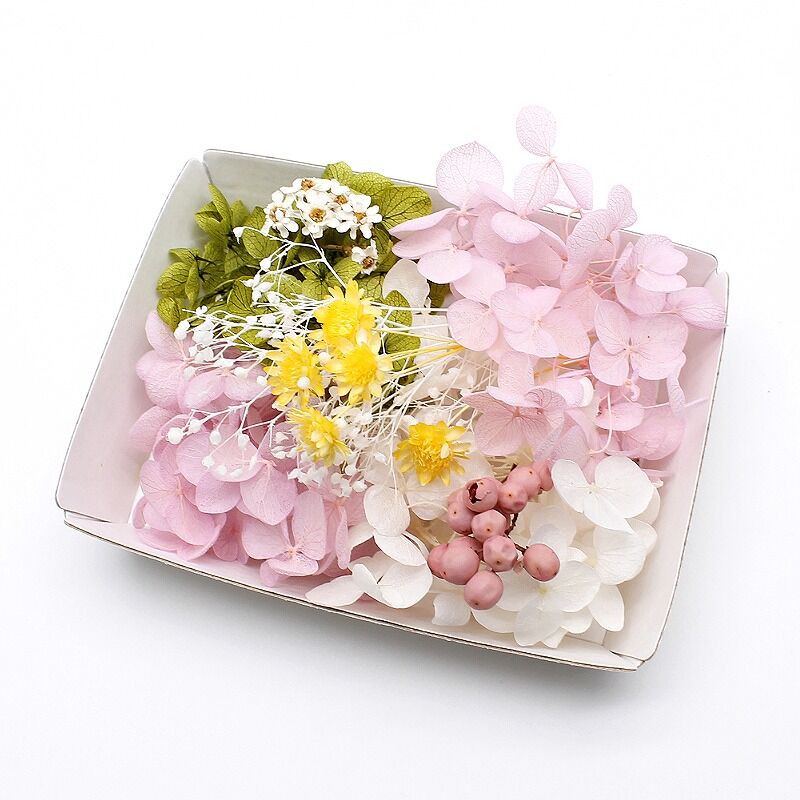 ハーバリウム花材 サクラカラー花材セット 1ケース プリザーブド