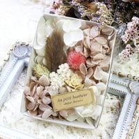 ハーバリウム花材 バニラシフォンホイップ花材セット 1ケース プリザーブドフラワー ドライフラワー