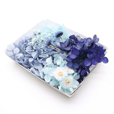 ロイヤルネイビー花材セット 1ケース プリザーブドフラワー ドライフラワー