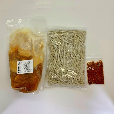 【コラボ商品】らーめんバリ男　らーめんセット(特製唐花付き)