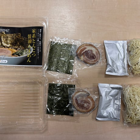 【冷凍便】家系とんこつ醤油らーめん 2食入り
