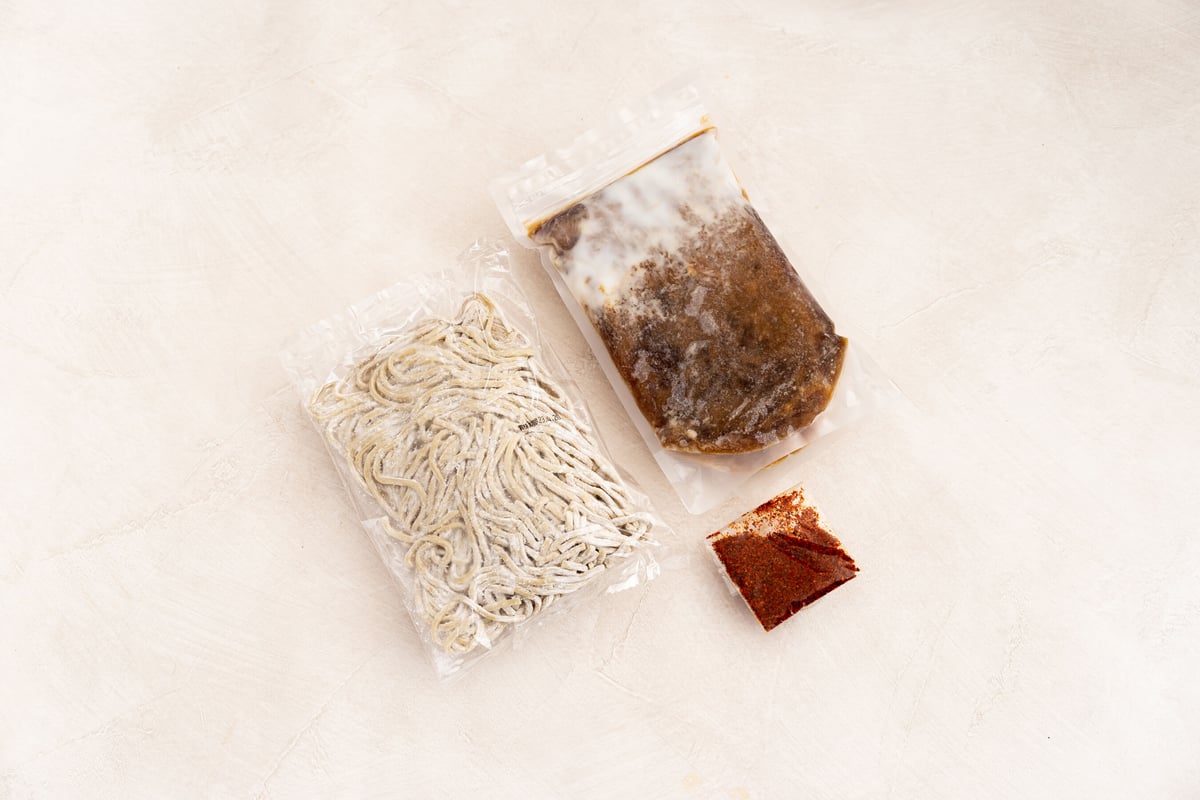 コラボ商品】らーめんバリ男 らーめんセット(特製唐花付き) | ヌードル