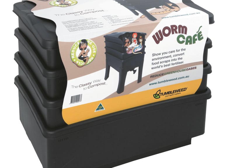 ワームカフェ (本体とブランケット付属） | ミミズコンポストJAPAN