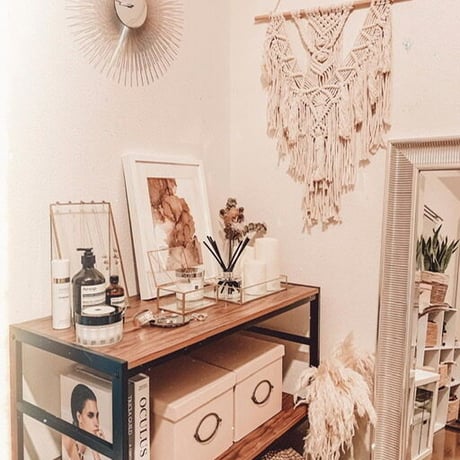 macrame tassel fringe tapestry