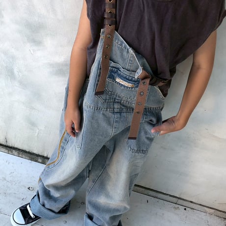 《予約》Back Patch Denim Overall