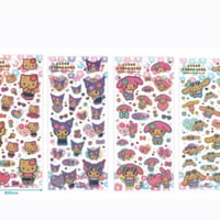 《予約》サンリオ日焼けシリーズクリアキャンディーシール[ 出荷予定日 ]　2026/07/31