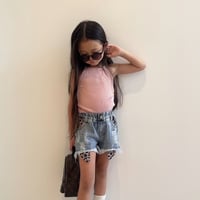 Ripped Denim Shorts