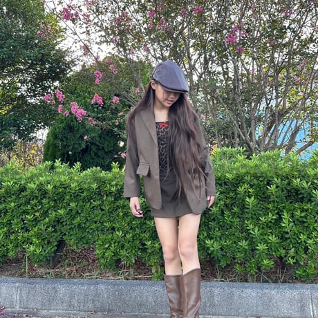 Loose Fit Patent Leather Boot