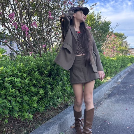Loose Fit Patent Leather Boot