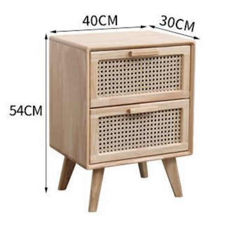 rattan storage rac