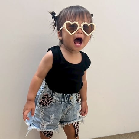 Ripped Denim Shorts