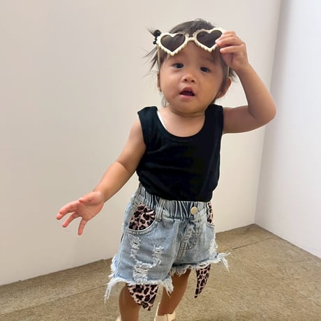 Ripped Denim Shorts