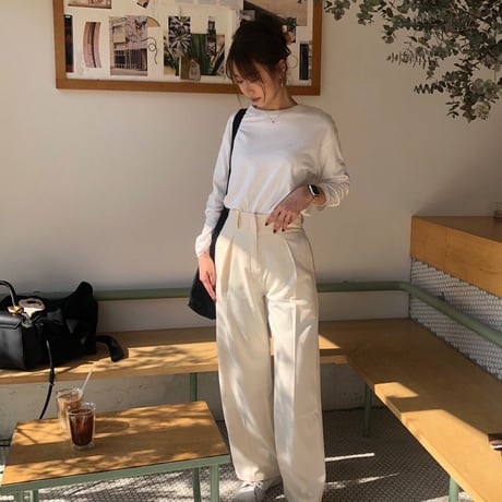 一部《即納》High-waist pants