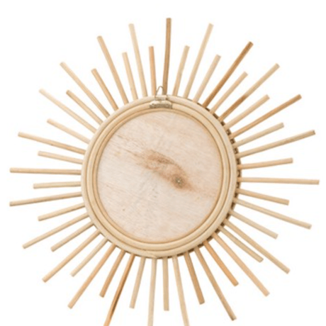 rattan  mirror