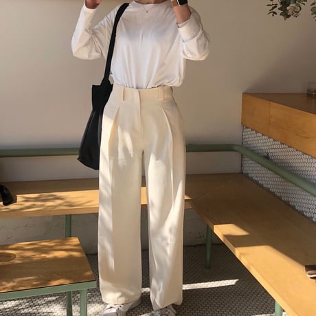 一部《即納》High-waist pants