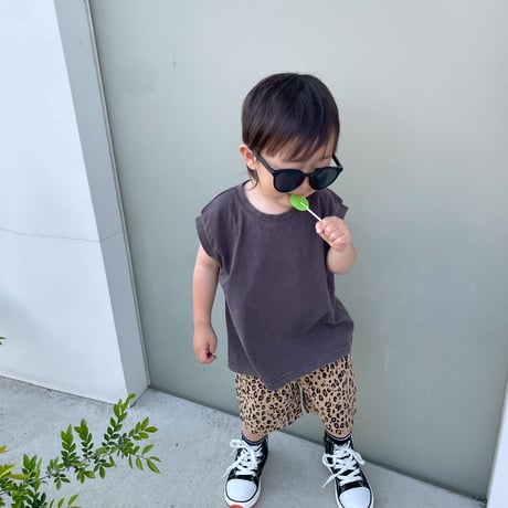 leopard label pants