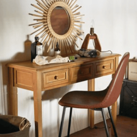rattan  mirror