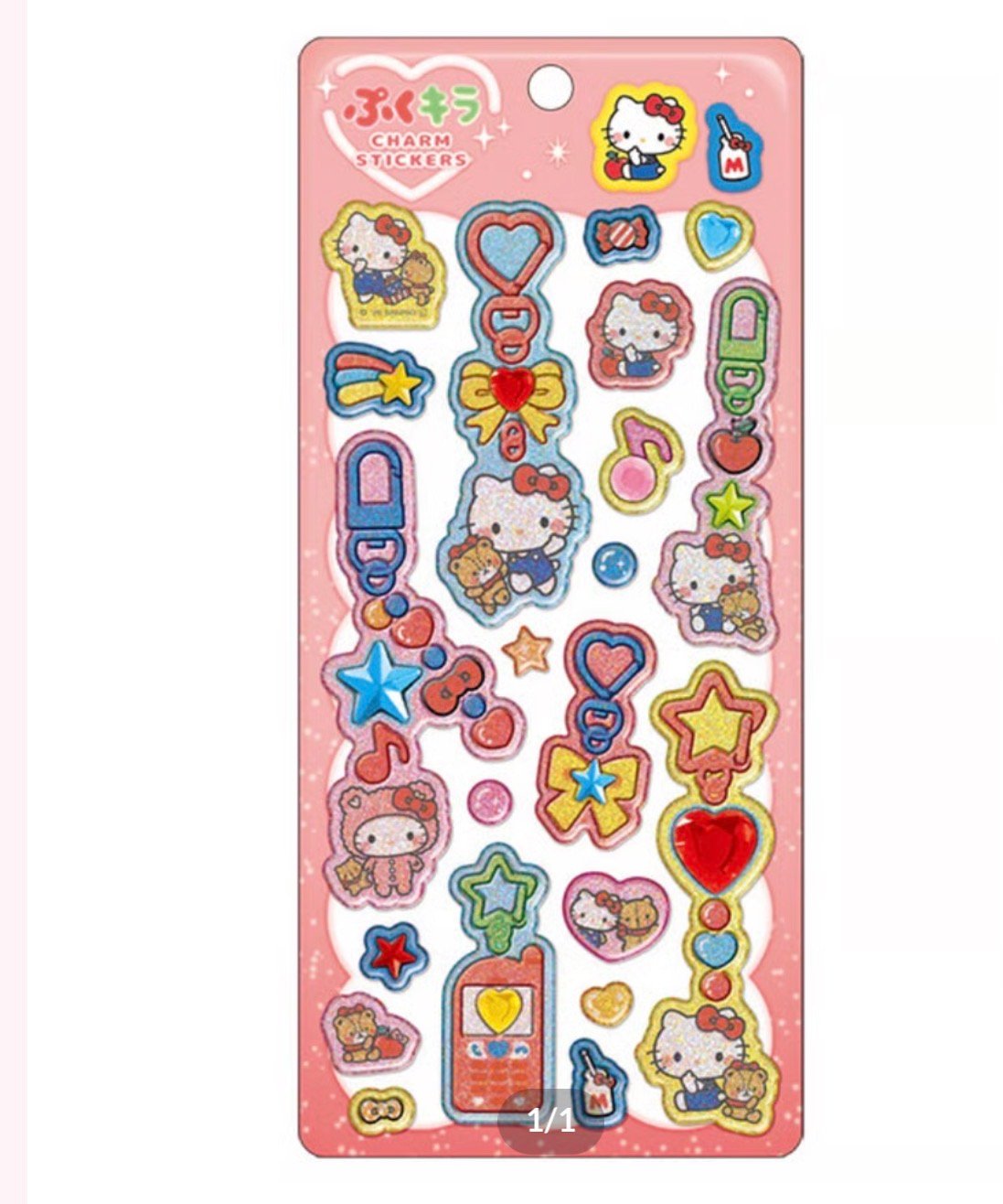 予約》サンリオステッカーズぷくキラチャームステッカー | Manaaloha