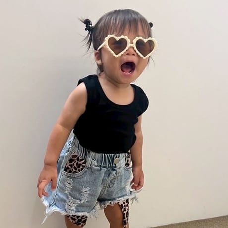 Ripped Denim Shorts