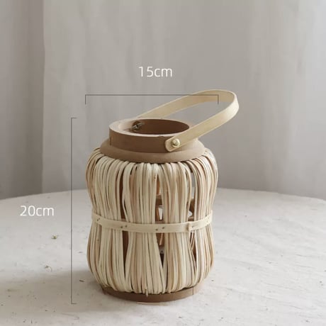 rattan flower case