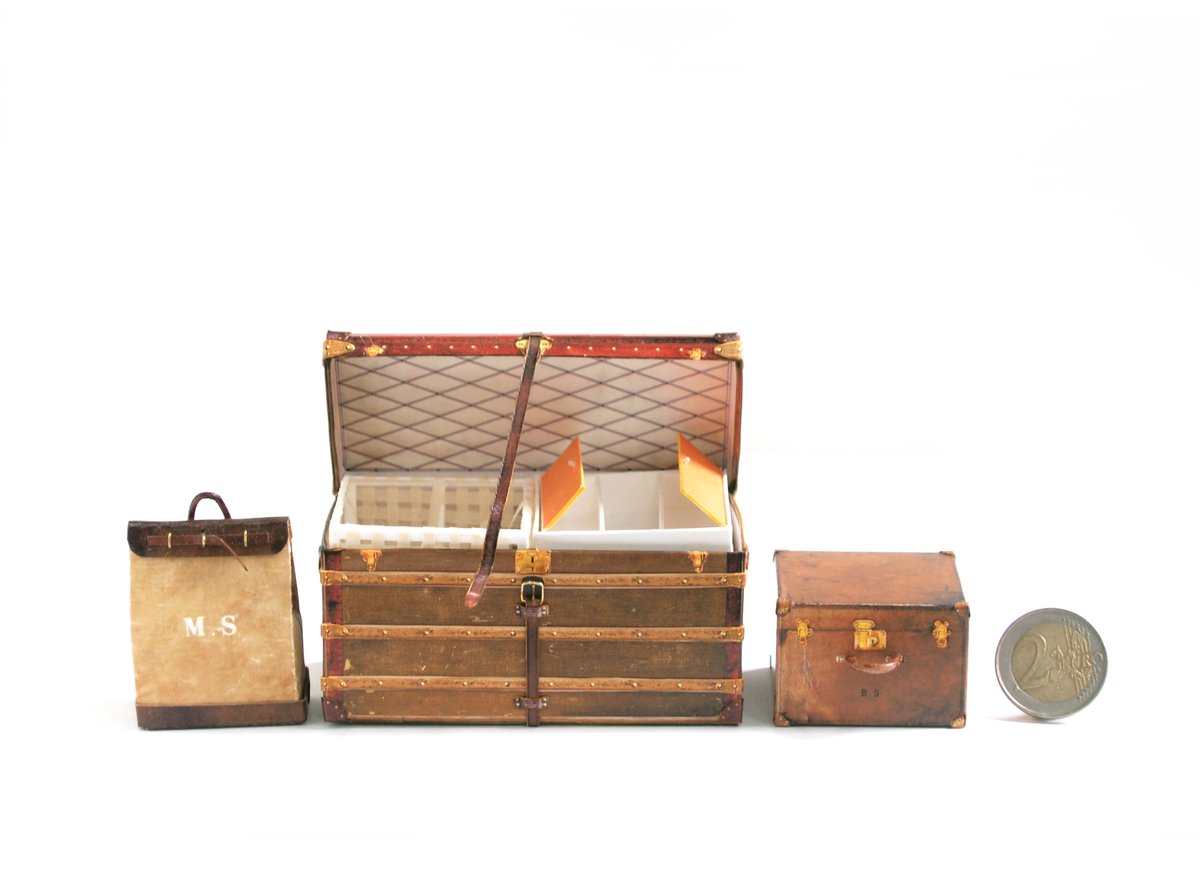 4種類 ガレット製作 ペーパー ミニチュア アンティーク ヴィトン