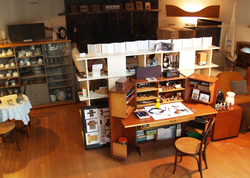 ガレット製作　アンティーク　 L.Vuitton ミニチュアトラックセット ガレット製作 アンティーク L.Vuitton ミニチュアトラックセット