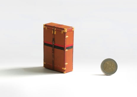 『ちょっと、新大陸へ』ガレット製作　1：１２  ペーパー・ミニチュア　トランク「極上！お宝サロン」ご紹介。