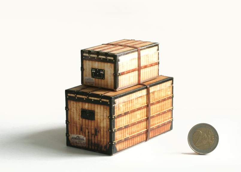 豪華客船の旅』 ガレット製作 1:12ペーパー・ミニチュア 豪華客船の旅』 ガレット製作 1:12ペーパー・ミニチュア