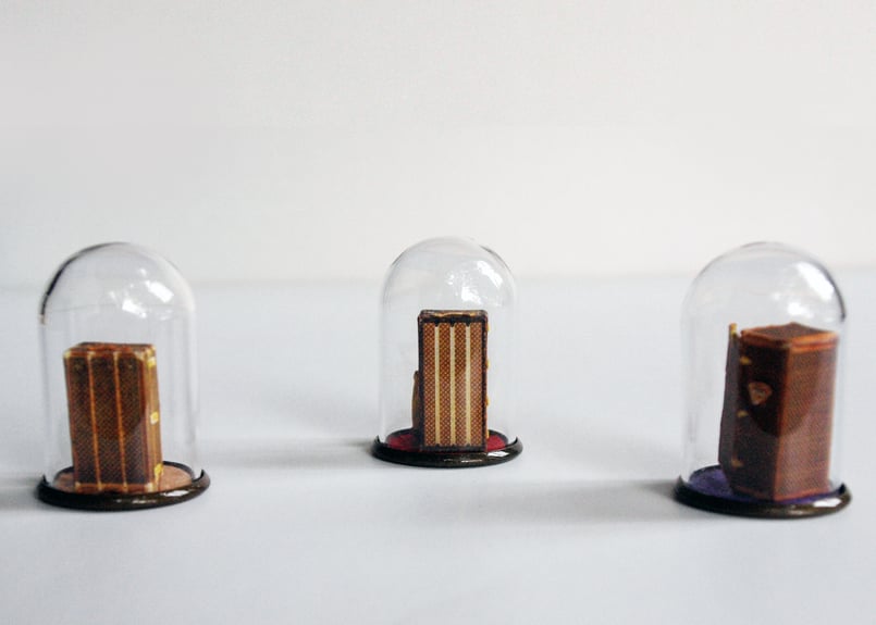 ガレット製 ミニチュア ルイ・ヴィトン ペーパー・トランク in