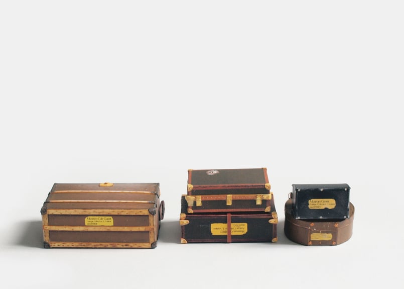 ロンドンから？』ガレット製作 1：12 ペーパー・ミニチュア