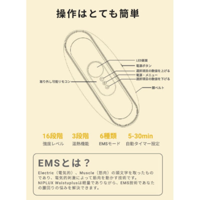 NIPLUX WAISTUPLUS | NIKKEN STORE