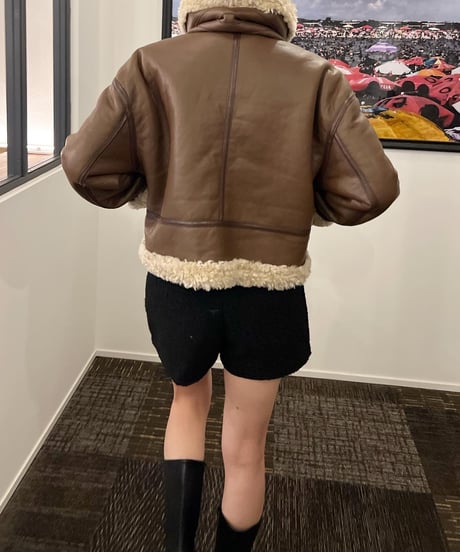 ウールツイードショートパンツ